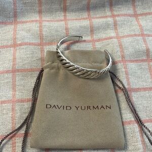 David Yurman Sterling Silver Soulpted Catle Contour Bracelet